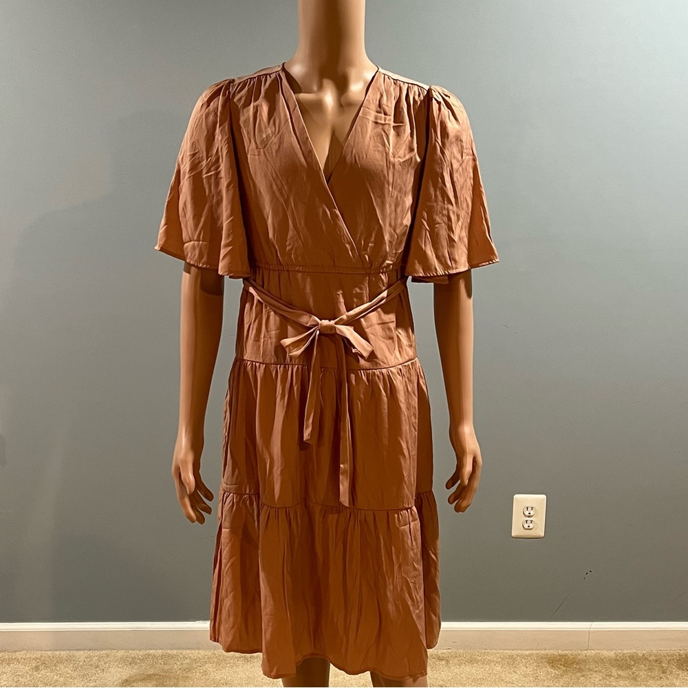 Stylish Short Sleeve Maxi Dress Size S, Perfect for Effortless Elegance